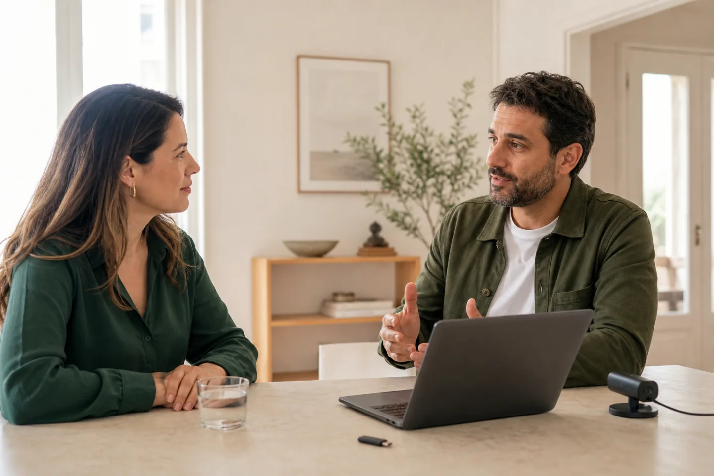 Atendimento individual com orientação clara sobre o processo
